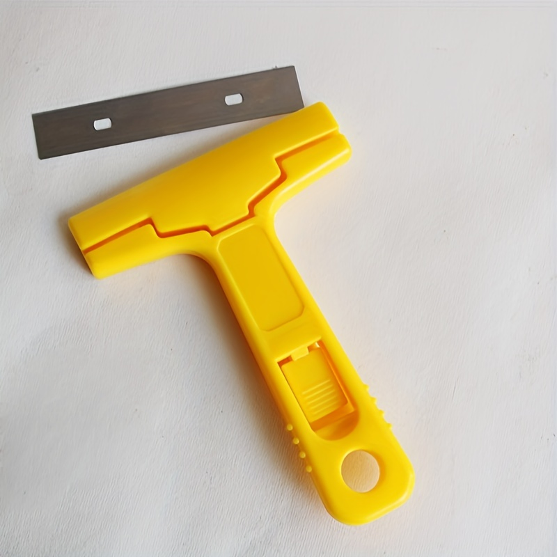 Hautine Cleaning Window Plastic Razor Scraper with Metal Blades
