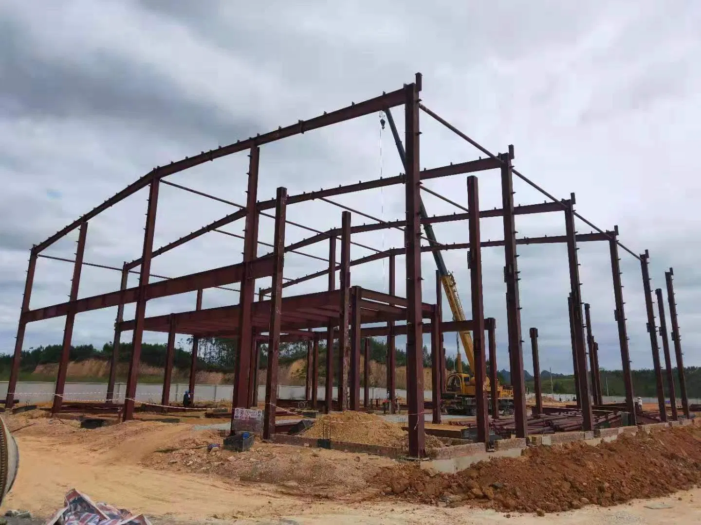 Steel Structure Engineering Commercial Office Building Roof Truss Construction Building Material Workshop
