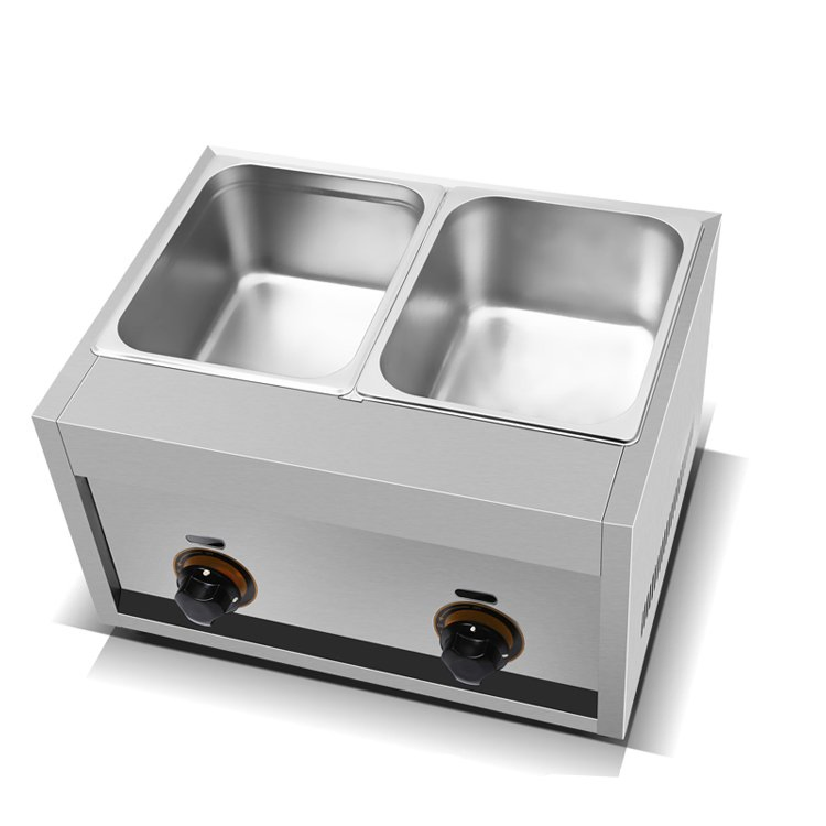 Chuangyu Best Selling Products in Asia 2 Baskets 2 Tank Gas Power Propane Deep Fryer for Chips