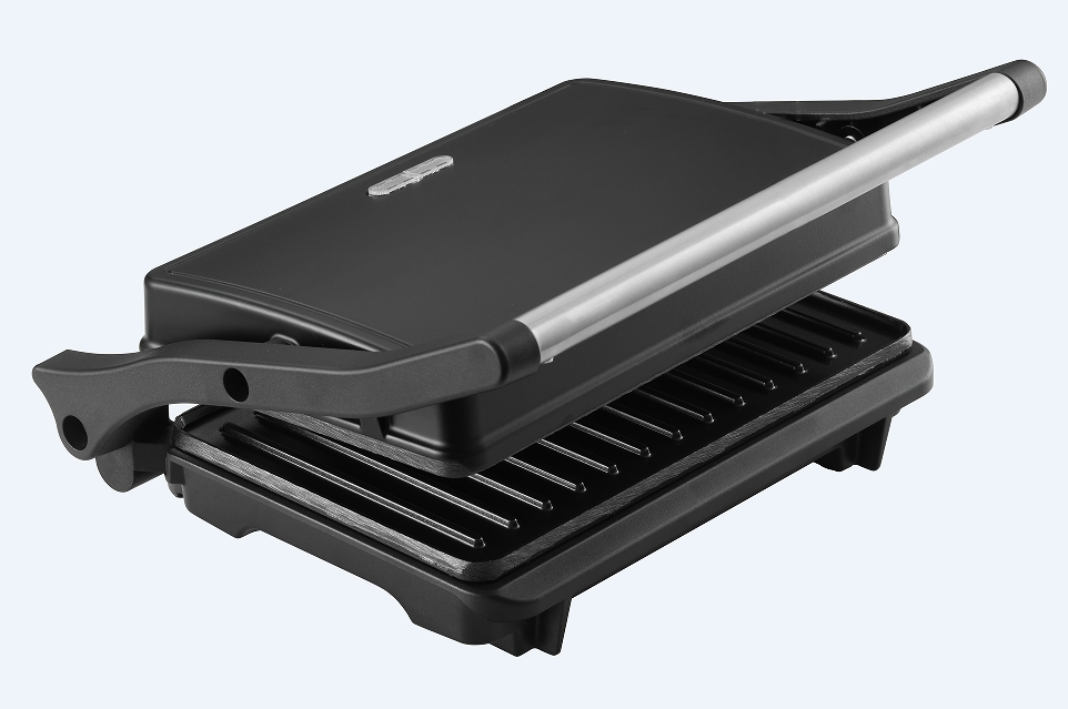 Multi-Functional Panini Press Grill and Gourmet Sandwich Maker Non-Stick Coated Plates