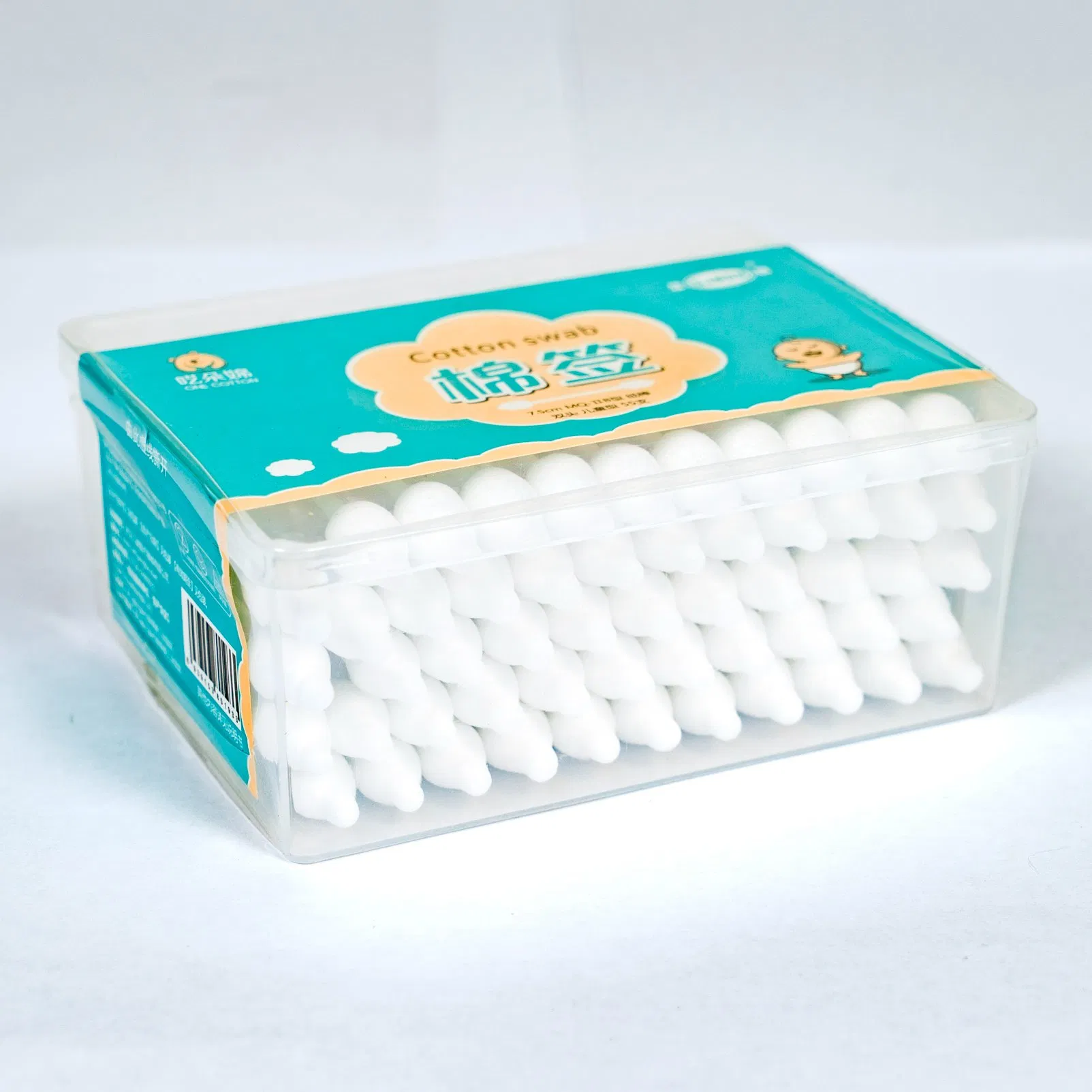 Custom OEM Brand Eco Friendly Q Tips Pure Q-Tips Qtip Bamboo Wood Wooden Plastic Stick Cotton