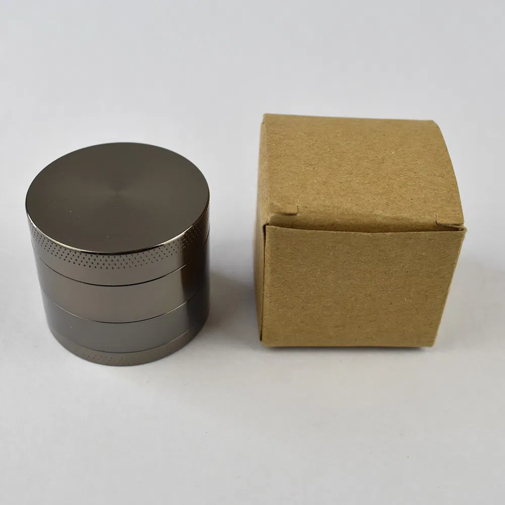 Smoking Accessories 50mm 4 Parts Zinc Herb Grinder 4 Layer Alien Grinder