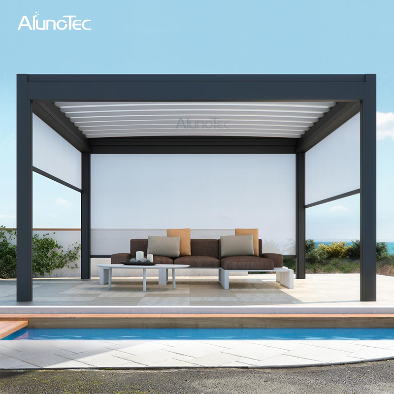 2020 Hot Sale Electric Pergola with Blind