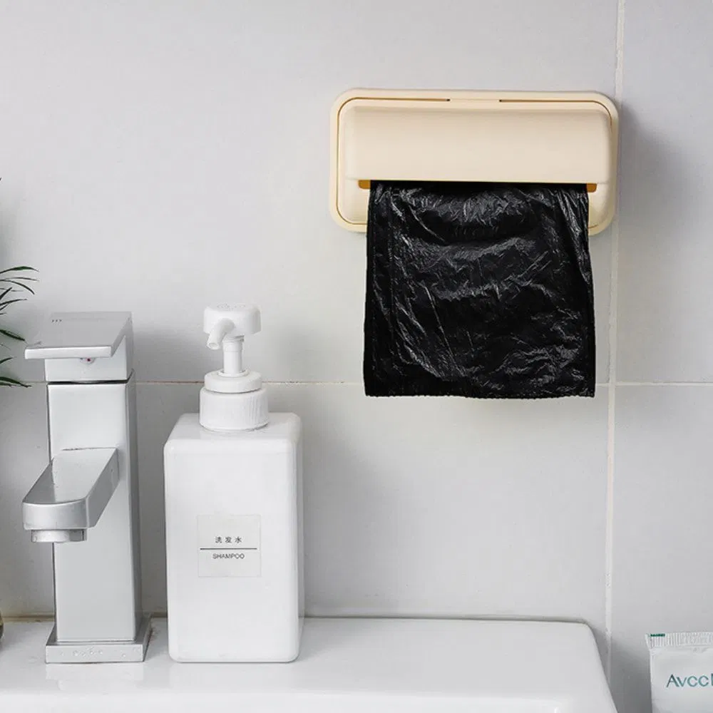 Wall-Mounted Garbage Bag Dispenser Holder for Bathroom and Home Use Mi25633