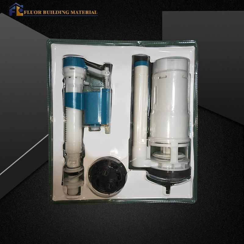 Toilet Water Tank Fittings Dual Flush Valve Cistern Inlet and Outlet Fittings