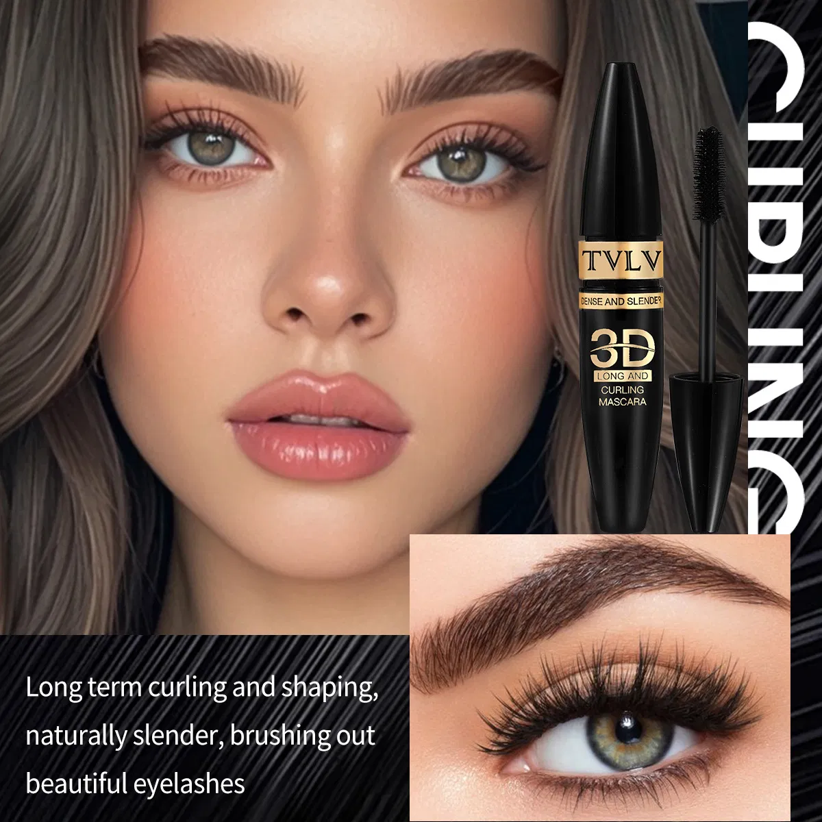 3D Volumizing Mascara for Dramatic Lash Length and Curl