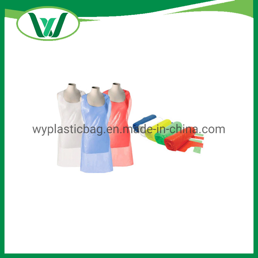 PE Apron Manufacturers & Supplier Unisex Disposable Polyethylene Aprons for Adults