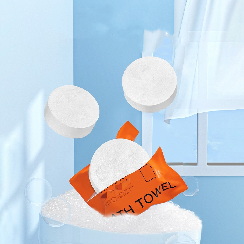 Компрессионное полотенце для пляжа 70x140 см