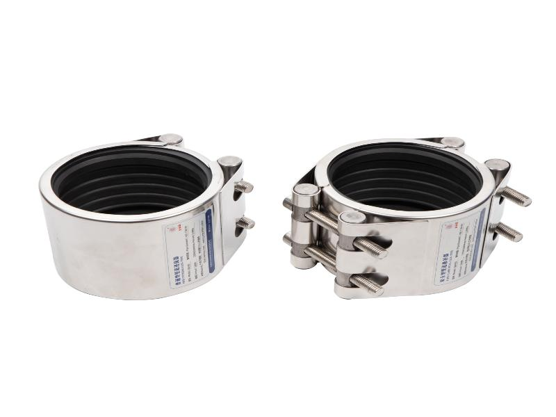 Stainless Steel Pipe Repair Clamp Straight Pipe Repair Clamps Sleeves for Dutile Iron Pipe of Dual-Card Type/304 Stainless Steel