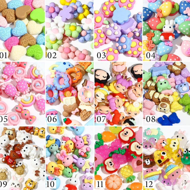 Lovely Horse DIY Art Plastic Decoration Nail Decoration for Nail Art