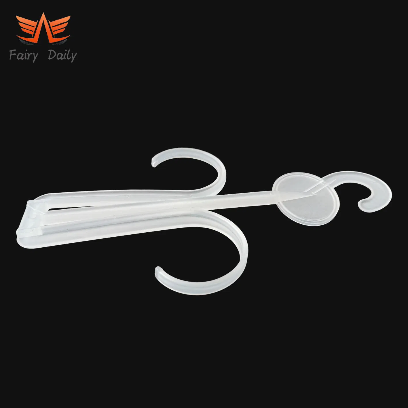 Plastic Slippers Drying Shelf Hanger Shoe Display Double Hook for Closet