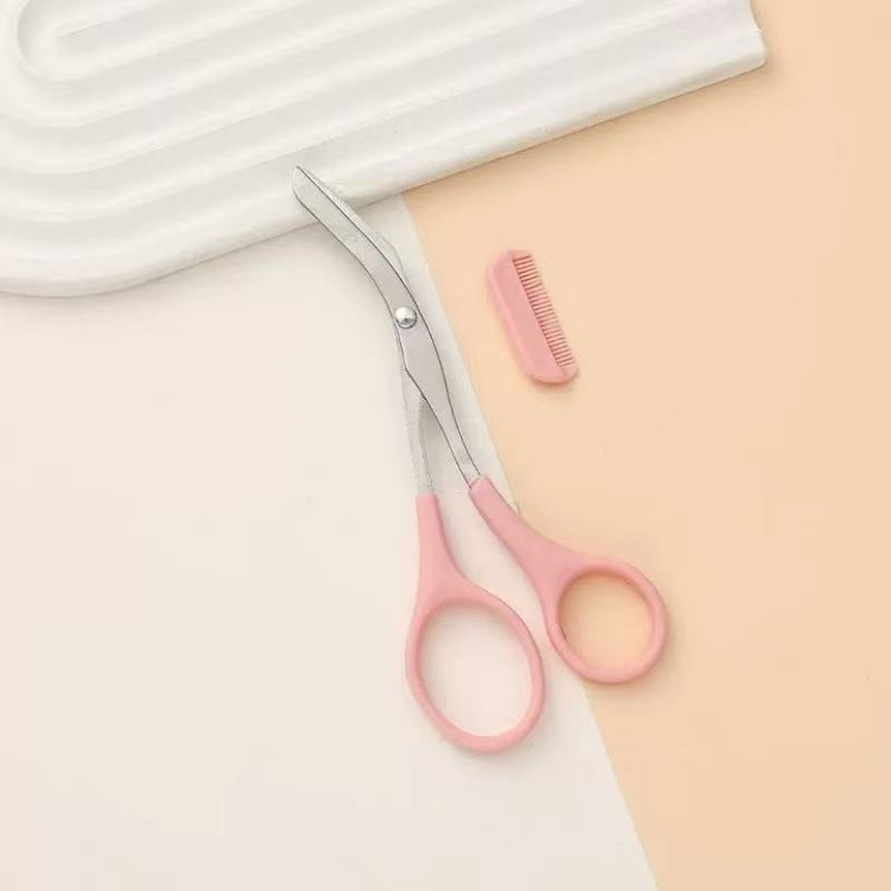 Cross-Border Shipping Beginner Macro Manual Hair Removal Shaving Safety Crescent Eyebrow Trimmer