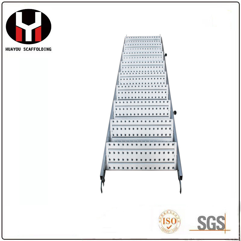 High Quality Manufacturer Scaffold Staircase Step Ladder with Hook Scaffolding for Sale