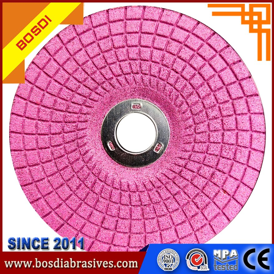 Grinding Aluminium or Aluminium Alloy, Resin Depressed Center Grinding Wheel 4"X1/8"X5/8" (100X3X16mm) Excellent Clogging Resistance and Dust Repellence