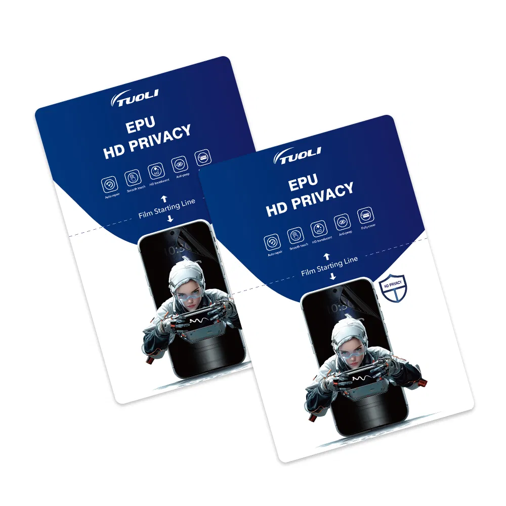 Заготовка гидрогелевой антишпионской плёнки Tuoli 120x180 мм