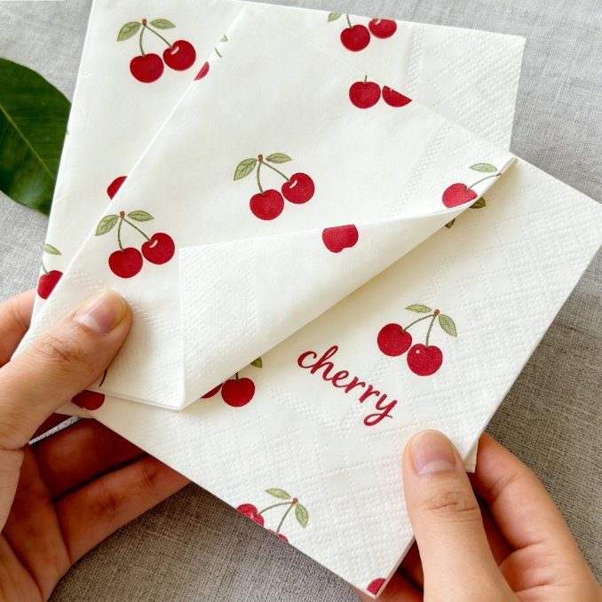 OEM/OEM 3ply 21*21 Napkin Paper Printed Napkin Tissue Pocket Napkin for Hotel