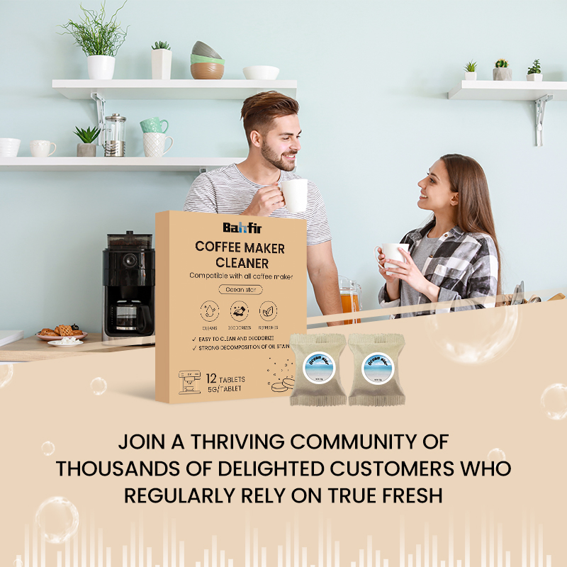 FDA CE Approved Descaling Tablets for Coffee Machines Ocean Odor Coffee Maker Cleaning Tablets