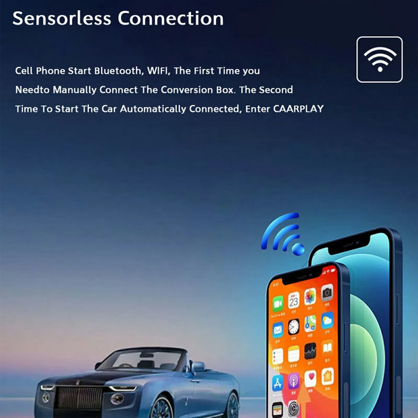 Адаптер By963 для CarPlay: WiFi и Bluetooth