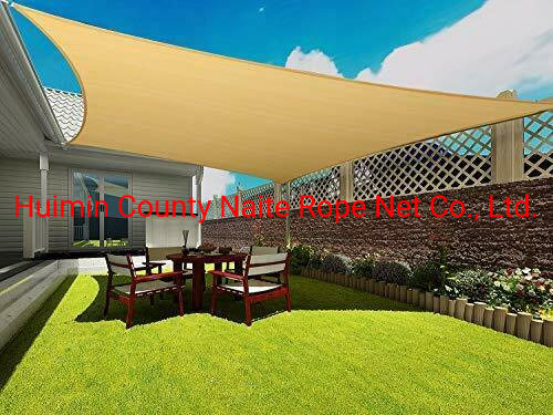 Customized LDPE Coated HDPE Sun Shade Sail Awning Fabric Cloth Screen Fence UV Block Commercial Grade for Privacy Backyard Camp Playground