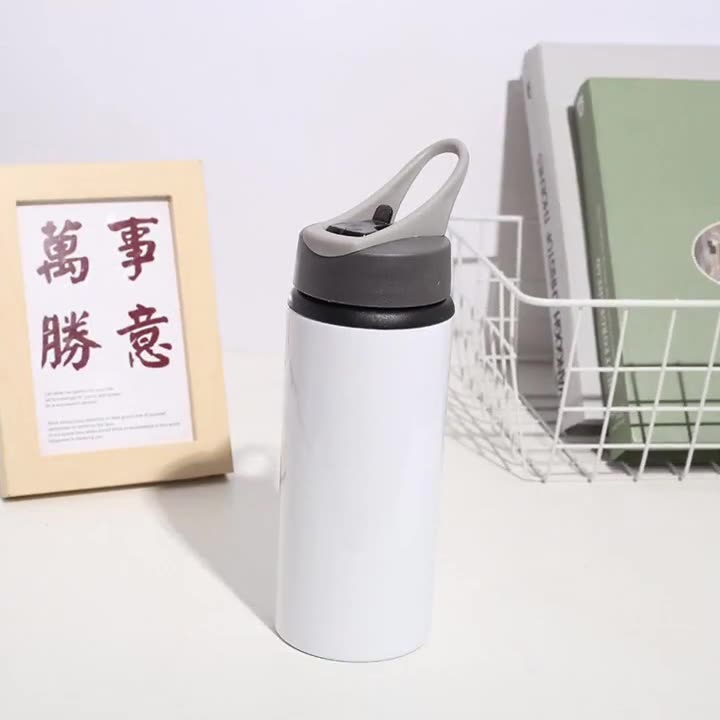 Aluminum Customizable Cartoon Tote Lid Portable Water Cup