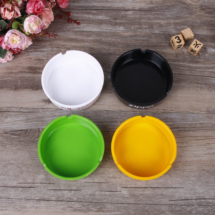 Plastic Ashtray Cheap Custom Printing Melamine Decorative Ashtray