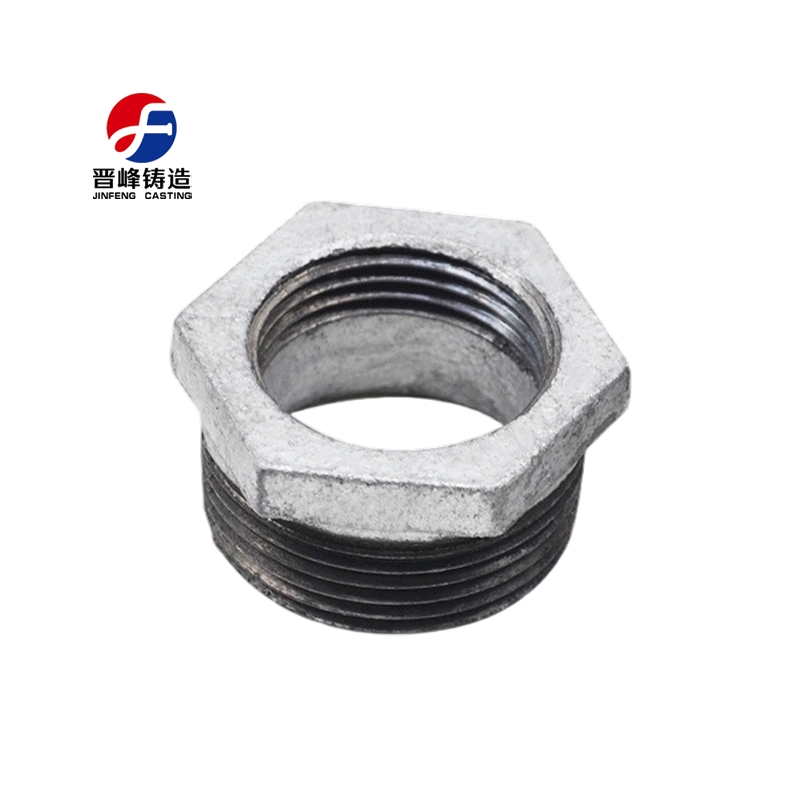 Heavy Duty Hex Head Bushing Precision Threaded Gi Fitting for Fire Safety