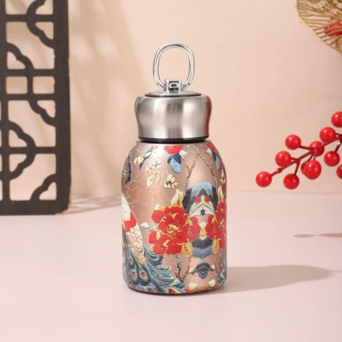 Термос стальной портативный с логотипом, 550 мл