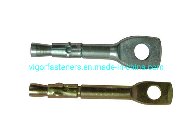 High Quality Carbon Steel Tie Wire Anchor White Zinc Plated Ceiling Anchor with Eye Ceiling Concrete Bolt