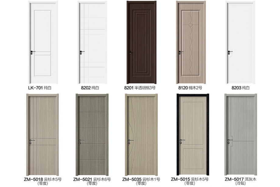 Termite-Proof Waterproof Interior Wood Plastic Composite WPC Door