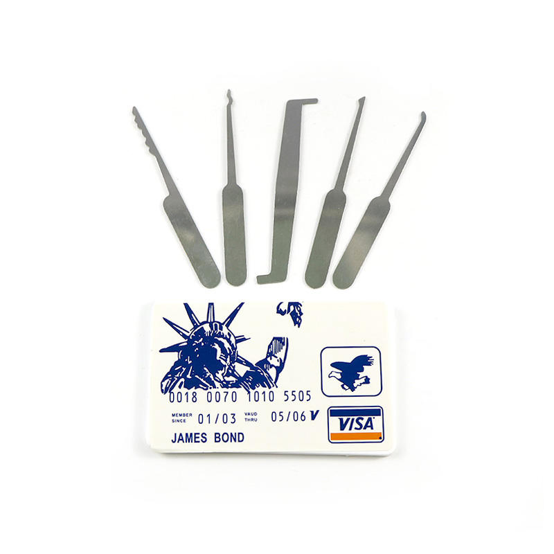 Locksmith Tools Wallet Size Visa James Bond Credit Card Lockpick