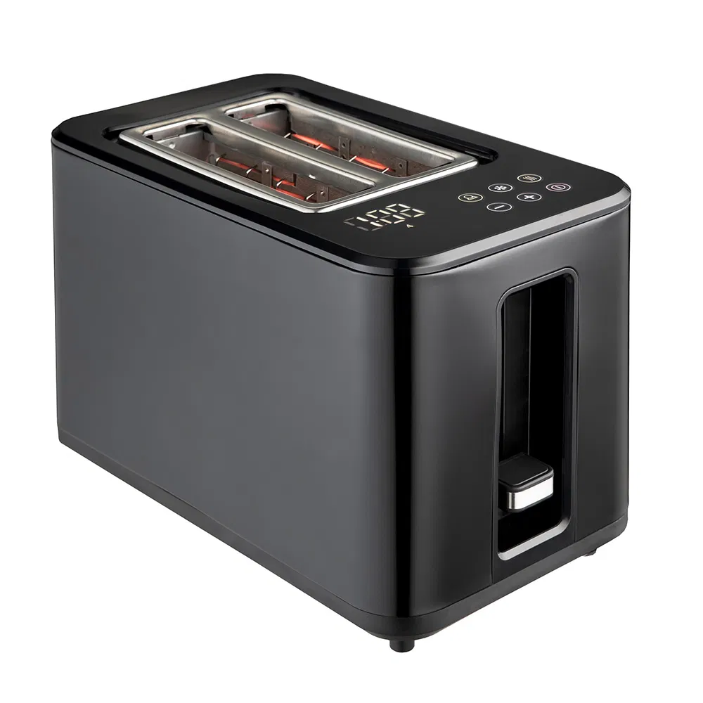 Commercial Home 2 Slice Toaster Automatic Pop-up Function Stainless Steel Toaster