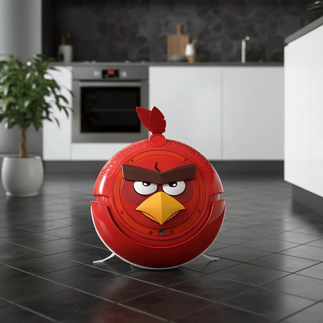 Lively Birdie Robotic Vacuum Cleaner with Anti-Falling Sensor & Protection Bumper