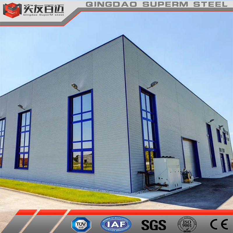 Construction Metal Frame Prefabricated Steel Structure Commercial Office Building