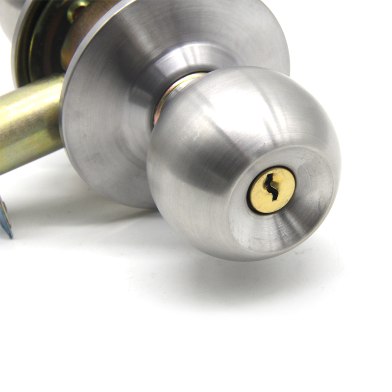 Free Sample Stainless Steel Entry Privacy Passage 587 Hotel Round Knob Door Lock