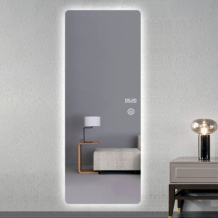 Beauty Hair Salon Furniture Wholesale Backlit Light Smart Large LED Full Length Mirror