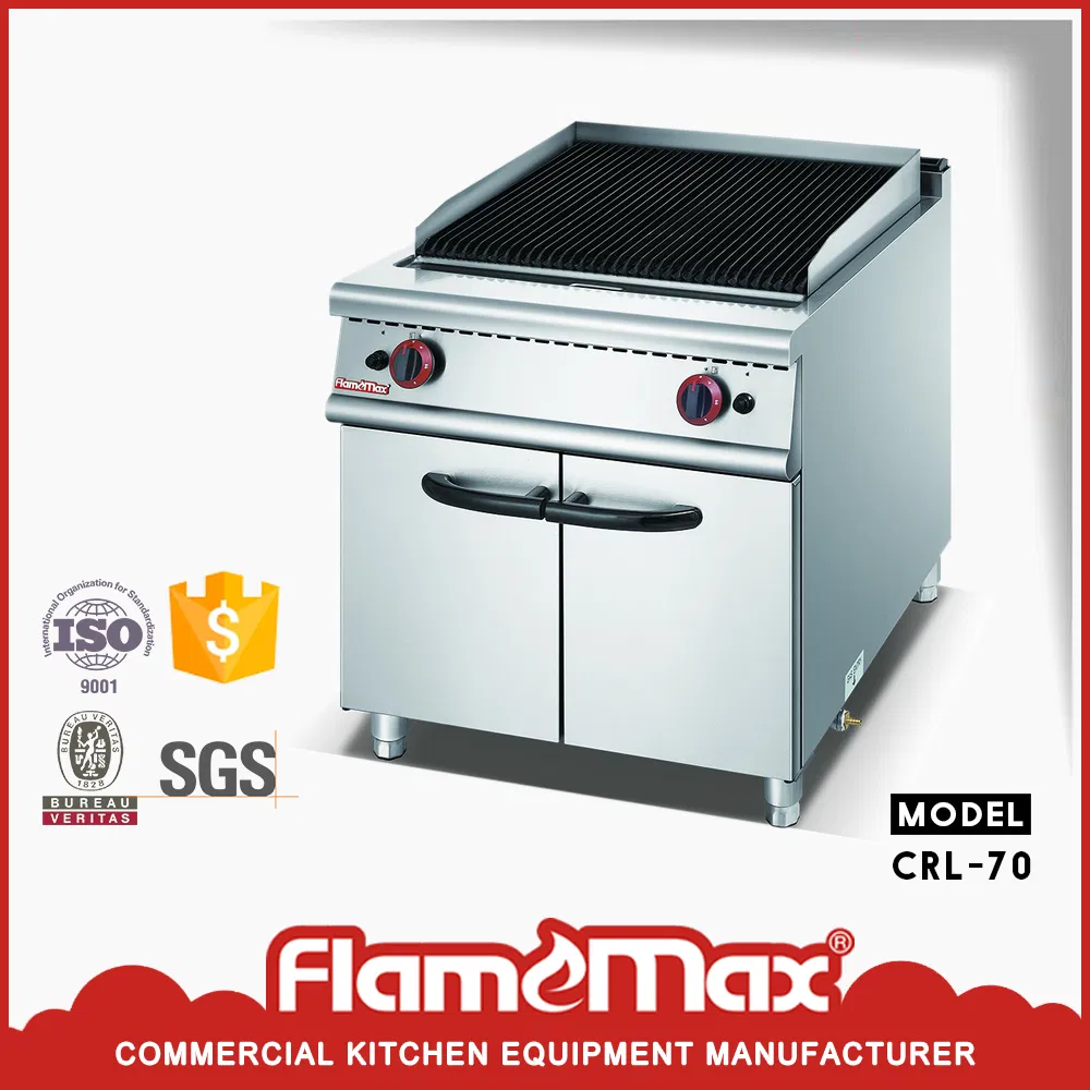 Stainless Steel Gas Lava Rock Grill Machine for Kitchen Equipments Crl-70