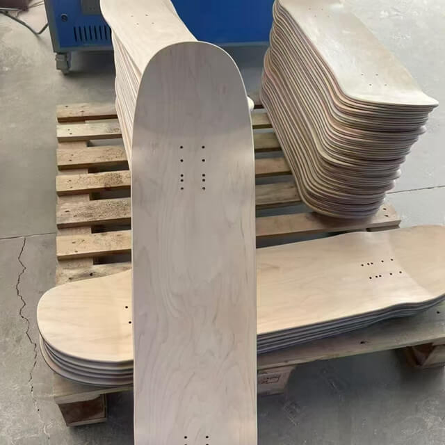 Canadian Maple Veneer Plain Colors for Skateboards and Longboards