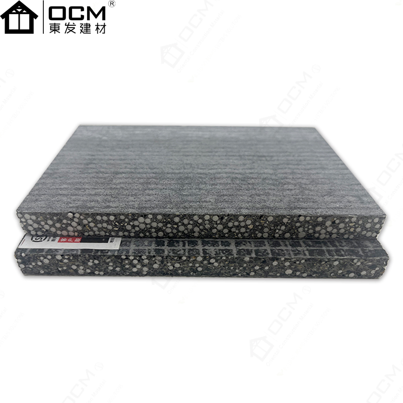New Green Light Weight MGO EPS Sandwich Panel 12X1220X2440mm MGO Backer Board with EPS Particles Lightweight EPS Cement Board