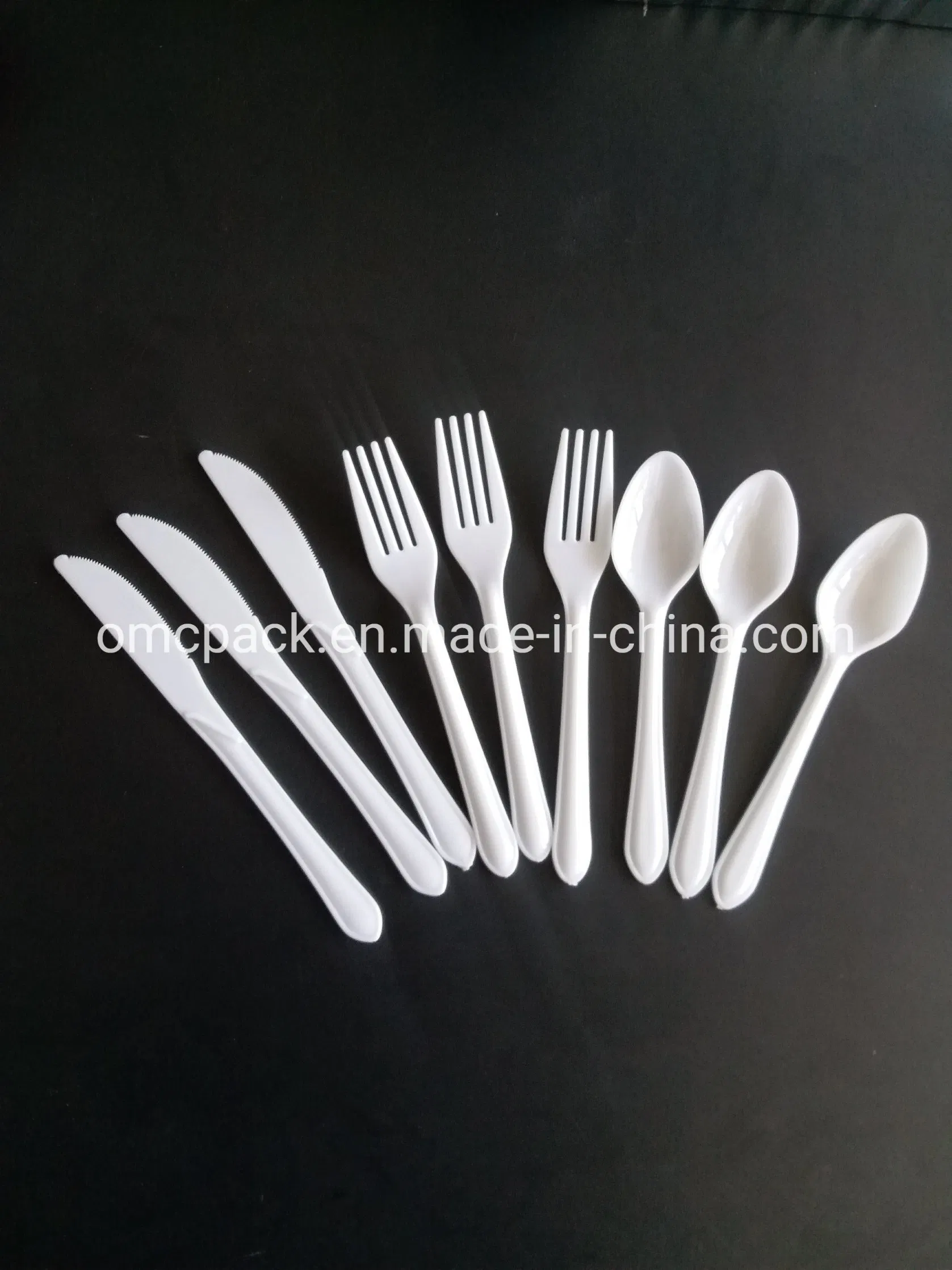 White PS Heavy Duty Plastic Knife for Takeaway