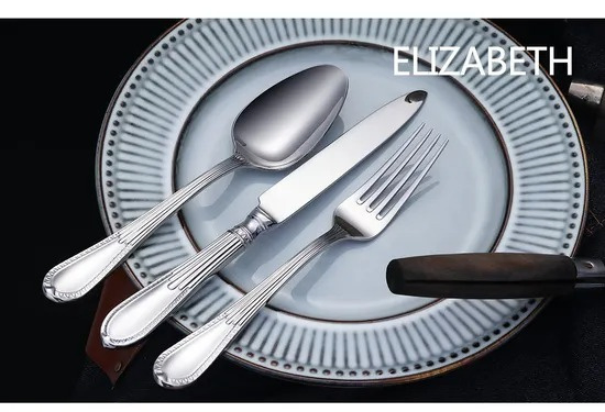 New Design Tableware Design Flatware Sets Stainless Steel Silver Spoon Fork Cutlery for Home