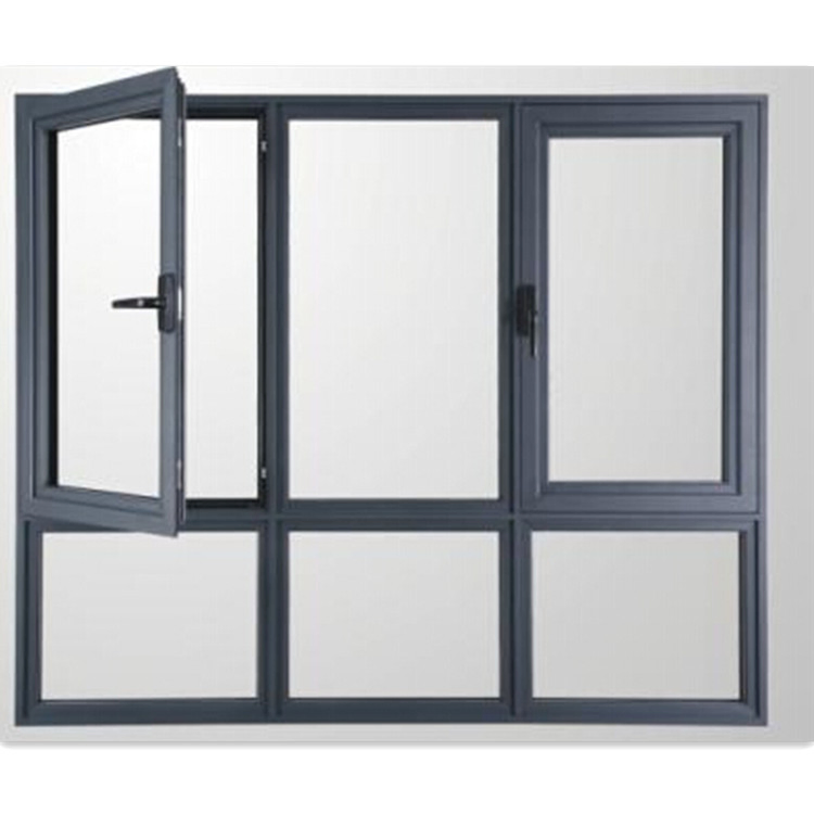 Australia/Us Standard Powder Coated Aluminum Window Glass Casement Windows