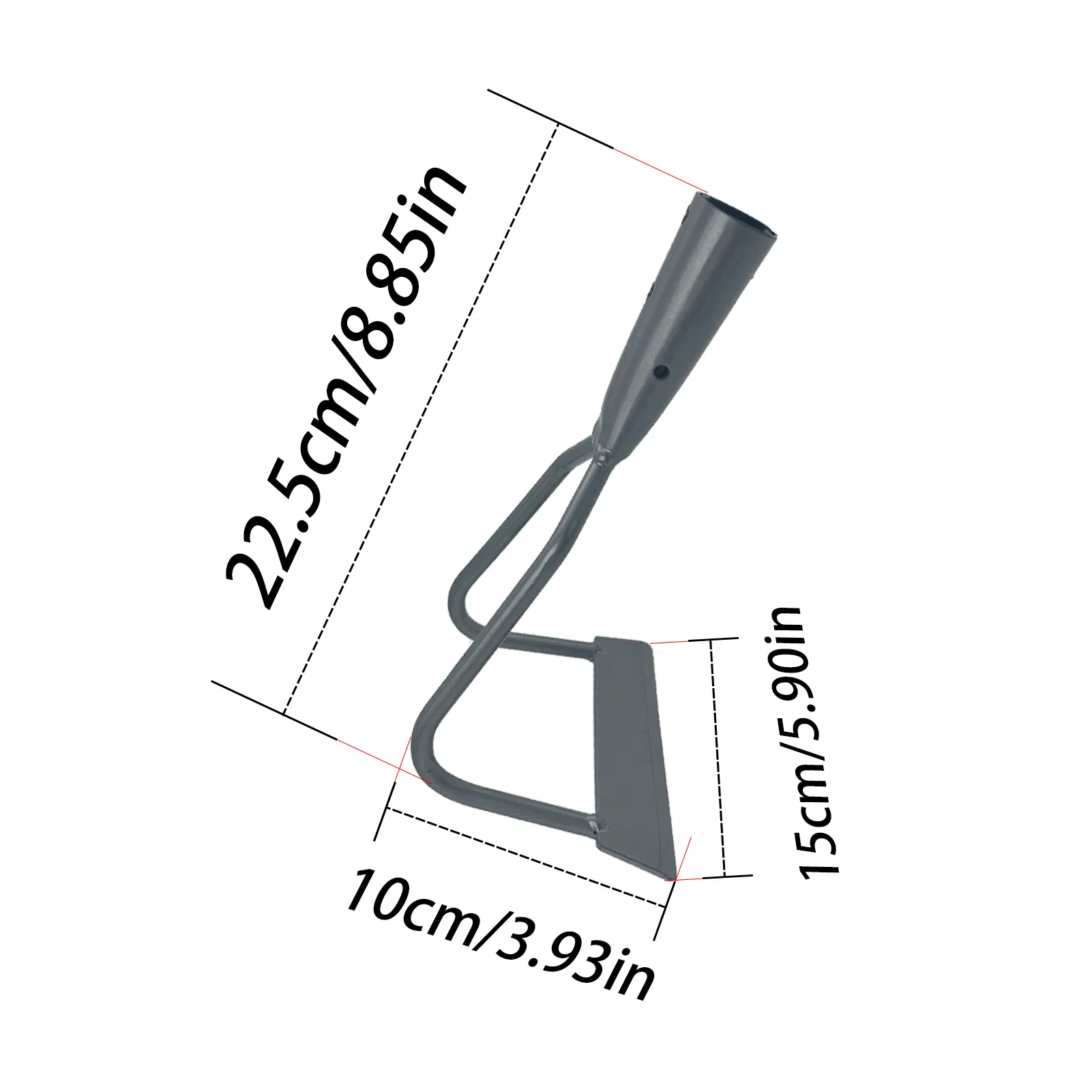Spare Steel Garden Hoe Head for Pole Hoe
