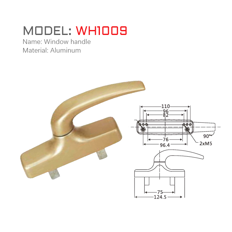 Wh1009 Door and Window Handle Lock Casement Window Lock House Hotel