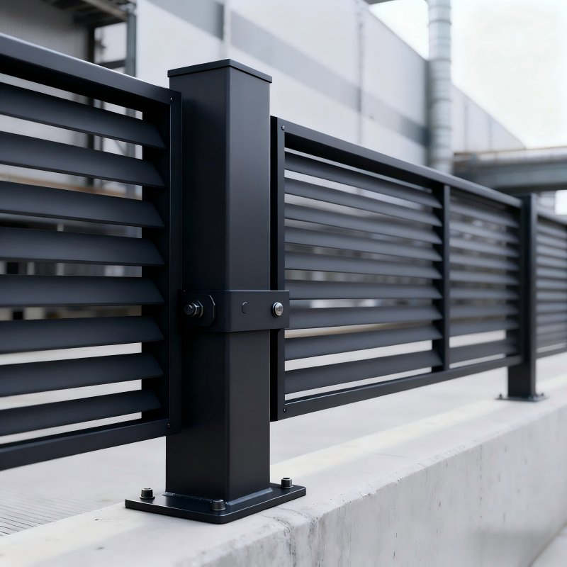 White Aluminum Fence Panels for Villa Backyard Safety Fence