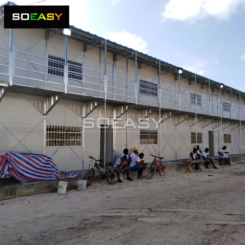 Hot Sale Fast Install Two Floors Prefab Modular Building for Soldier Camp