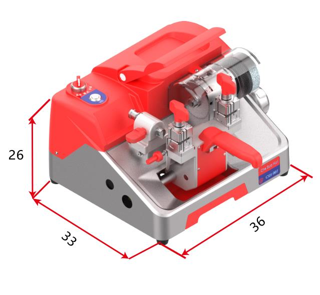 Factory Direct Sale Csh007 Manual Flat Milling Car and House Key Milling Machine