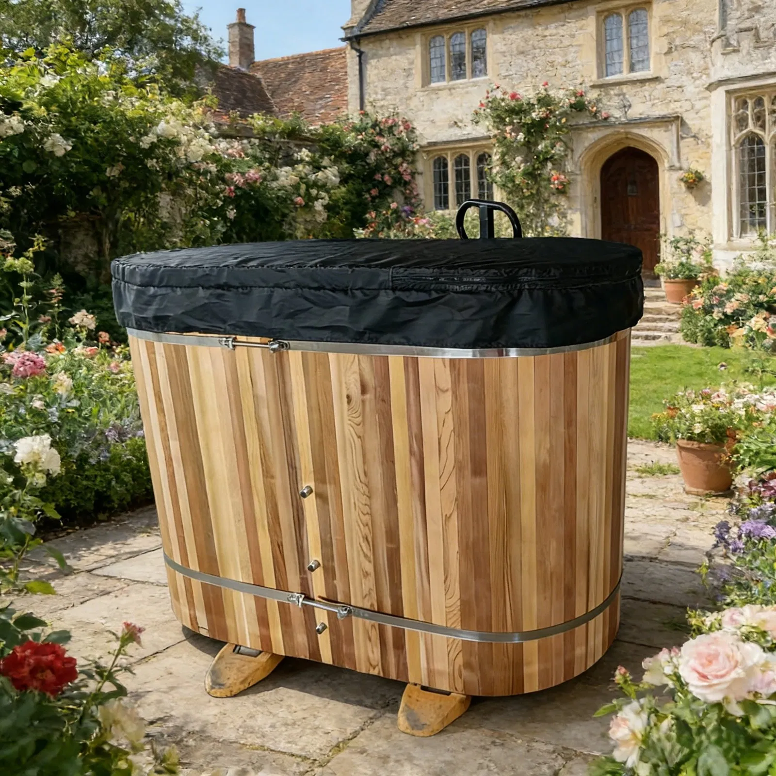 Digital Display Cold Plunge Ice Bath Tub with Chiller and Filter Unmatched Cooling Power for Outdoor Yoga and Stretch Studio