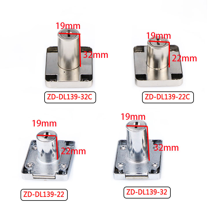 Winstar Home Use Furniture Zinc Alloy Cabinet Door Lock with Keys