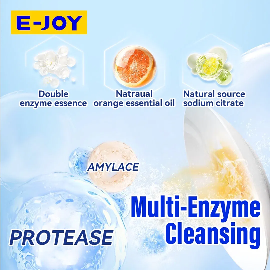 Premium Dishwashing Pods Remove Dried-on Stains and Tough Grease with Ease Every Time