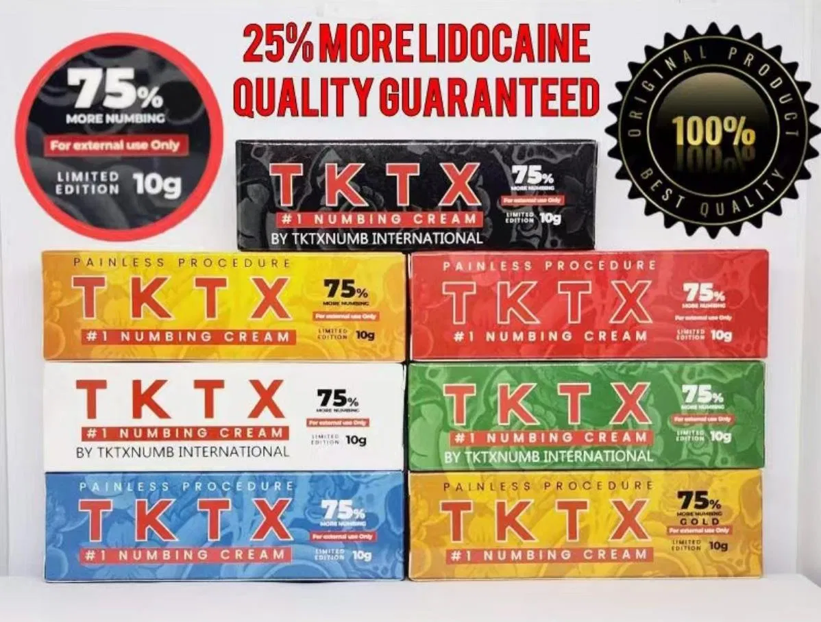 New Super Tktx 99% Gold 75% Numbing Cream Anesthetic Ointment Tattoo Supply